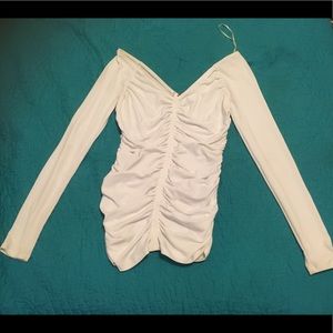 Guess Professional Long Sleeved Top, White, XSmall